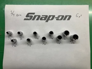 Snap-on Socket Set 1/4 Shallow 6pt SAE 10pc - Bild 1 von 8