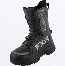 FXR Men X-Cross Speed Snowmobile Boots Black Size 10  230701-1010 CLEARANCE