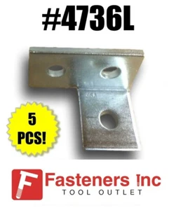 (#4736L) P1037 3 Hole LEFT Offset Angle for Unistrut - B-Line Channel (Qty. 5) - Picture 1 of 3