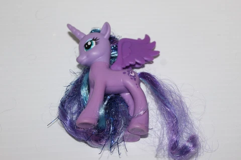 My Little Pony G4 Brushable Princess Luna Figure Tinsel Glitter Crystal Authenti Cover