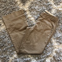 Express Editor Dress Pants Size 2 Tan Stripes