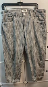 YMC Striped Workwear Pants - Size Large - Cotton/Linen Blend - Great Condi - Picture 1 of 8