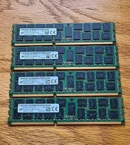Micron 32GB (4x8GB) Server Memory PC3-12800R MT36JSF1G72PZ-1G6K1HE FAST SHIP - Picture 1 of 3