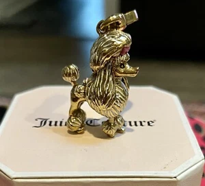 Juicy Couture Lion Trim Groomed Poodle Charm - Picture 1 of 17