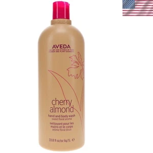 Cherry Almond Luxury Hand and Body Wash 33.8 oz - Gentle for All Skin Types - Picture 1 of 10