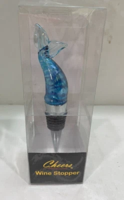Tapón de botella de vino náutico cola de sirena Foto 1 de 2