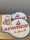 Ken Rosewell Seamco Racket Cover Holders Lot of 2 w/ Tennis Book