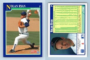 Nolan Ryan - Rangers #4 Score 1991 Baseball Trading Card