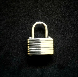 Lock pendant Sterling Silver 925 Marche Noir - Imagen 1 de 3