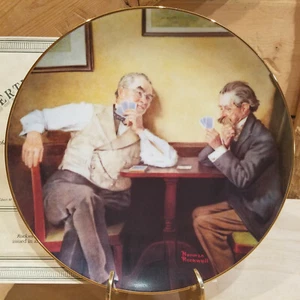 New Norman Rockwell Best Friends Collector Plate Knowles 1988 Vtg  Swanky Barn - Picture 1 of 12