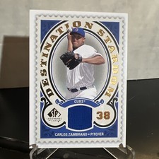 2009 upper deck SP legendary cuts destination stardom Carlos Zambrano DSM-CZ