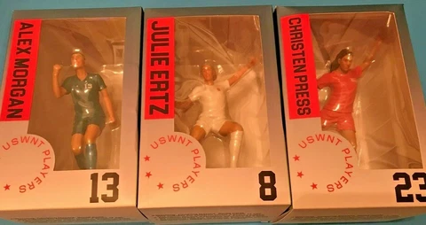 (NIB) USWNT 7" Action Figures -Pick from Julie Ertz, Alex Morgan, Christen Press Cover