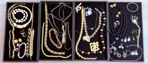 Vintage NAPIER Lot - Necklace Earrings Brooches Bracelets - Picture 1 of 5