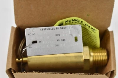 KUNKLE VALVE 548-C01-KM 160 PSI AIR PRESSURE RELIEF VALVE - 1/2" - Image 1 of 2