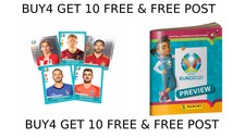 PANINI UEFA EURO 2020 PREVIEW STICKERS EUR 1 - ENG 28 SINGLE STICKERS