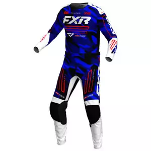 2025 FXR Clutch Blue Motocross Racing Gear Set Jersey/Pants Combo MX ATV Suit - Picture 1 of 3