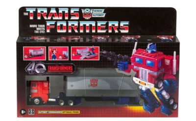NEW NEUF Transformers Hasbro  Optimus Prime G1 Reissue Rééditon 40th Anniversary - Photo 1/4