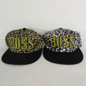 Baseballkappe Damen Herren Denim schwarz Mode Boss Mütze Animal Print Leopard - Bild 1 von 44