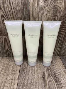 (3) 2015 Avon Anew Clean Purifying Gel Cleanser 5 oz Oily/Combination Skin NEW - Picture 1 of 2