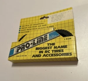 Vintage Pro-line 1.9" Knobby Front Tires Halsey 1016 Tamiya New Made In USA - Picture 1 of 3