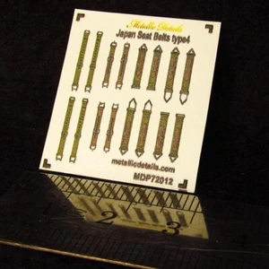 Japan Seat Belts WWII type 4 (3D Decals) Scale 1:72 - For Model Aircraft Kits - Picture 1 of 2