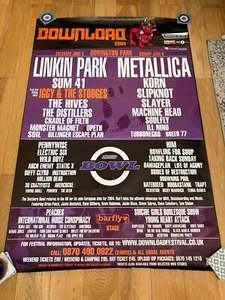 Adshel Download Festival Donington Park 2004 Metallica Linkin Park MEGA RARE - Bild 1 von 1