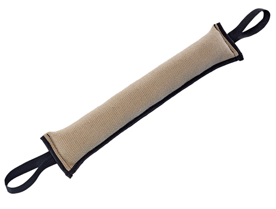  Jute Dummy Hundespielzeug Beißwurst mit Griffen Zerrspielzeug Hundetraining - Bild 1 von 1