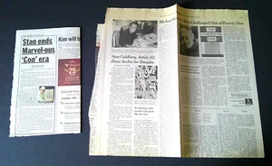 Stan Lee Final Comic Con Stan Goldberg Obituario + Kirby, Romita, Ditko Clips Artísticos - Imagen 1 de 11