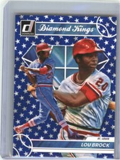 2023 Donruss 19 Lou Brock Independence Day DK St. Louis Cardinals