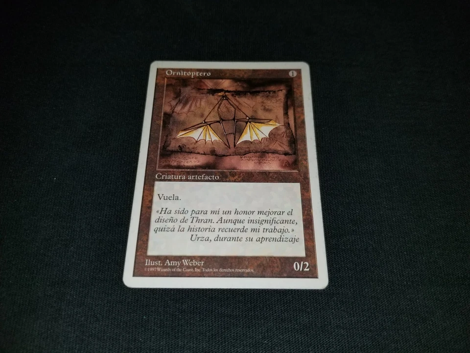 MTG 1x 5th Edition common HP Spanish MISPRINT Ornithopter - "1" casting cost - Image 1 of 2