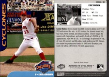 Eric Brown 2006 Choice Brooklyn Cyclones #7 Card *AutographDen*