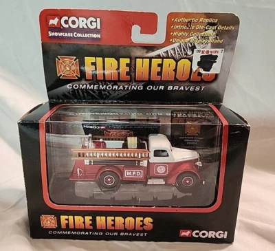 Corgi Fire Heroes 1939 Ford V8 Pumper Millwood F.D. Scaled 1:64 Corgi series - Image 1 of 4