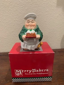 Dept 56 Merry Makers Percival the Puddingman Figurine With Box - Picture 1 of 1
