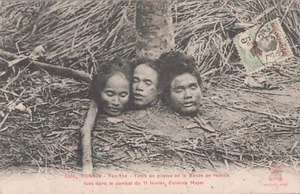 CPA ASIE TONKIN YEN-THÉ PIRATES DE LA BANDE DE HUINCH - Imagen 1 de 2