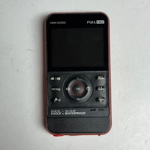 Samsung HMX-W300 Full HD Handheld Digital Camcorder Red: Tested & Works - Picture 1 of 14