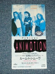 ANIMOTION Japan 1988 Ex Tall 3" CD Single ROOM TO MOVE - Picture 1 of 5