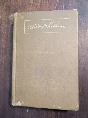 LEAVES OF GRASS Walt Whitman 1882 Early Edition. Rees Welsh & Co. VERY RARE - Image 1 of 4