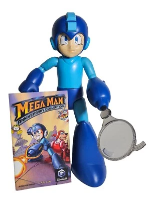 Figura Mega Man Jakks Pacific 12" con folleto de instrucciones Nintendo Gamecube Foto 1 de 4