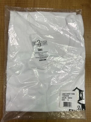 Camiseta sin mangas Rebel 8 Logo pecho golpe talla pequeña 110060002 blanca Foto 1 de 3