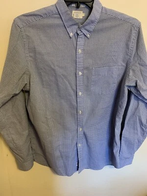 Rugby Ralph Lauren Masculino Azul Xadrez Bolso com Botões Grande Vintage - Imagem 1 de 4