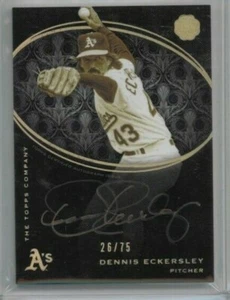 2016 Topps The Mint Dennis Eckersley Golden Engravings Auto #'ed 26/75 - Picture 1 of 1