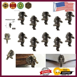 10PCS Antique Bronze Jewelry Box Legs - Elegant Zinc Alloy Decorative Feet - Picture 1 of 7