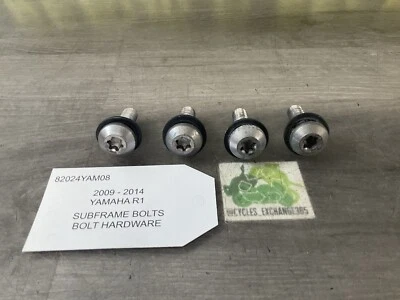 09 2010 2011 2012 2013 2014 YAMAHA R1 YZFR1 SUBFRAME HARDWARE BOLTS BOLT G15 - Image 1 of 4