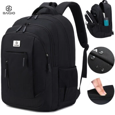 BAIGIO 50L Herren Freizeit Rucksack Damen Wasserdicht Sport Arbeit Schulrucksack - Bild 1 von 4