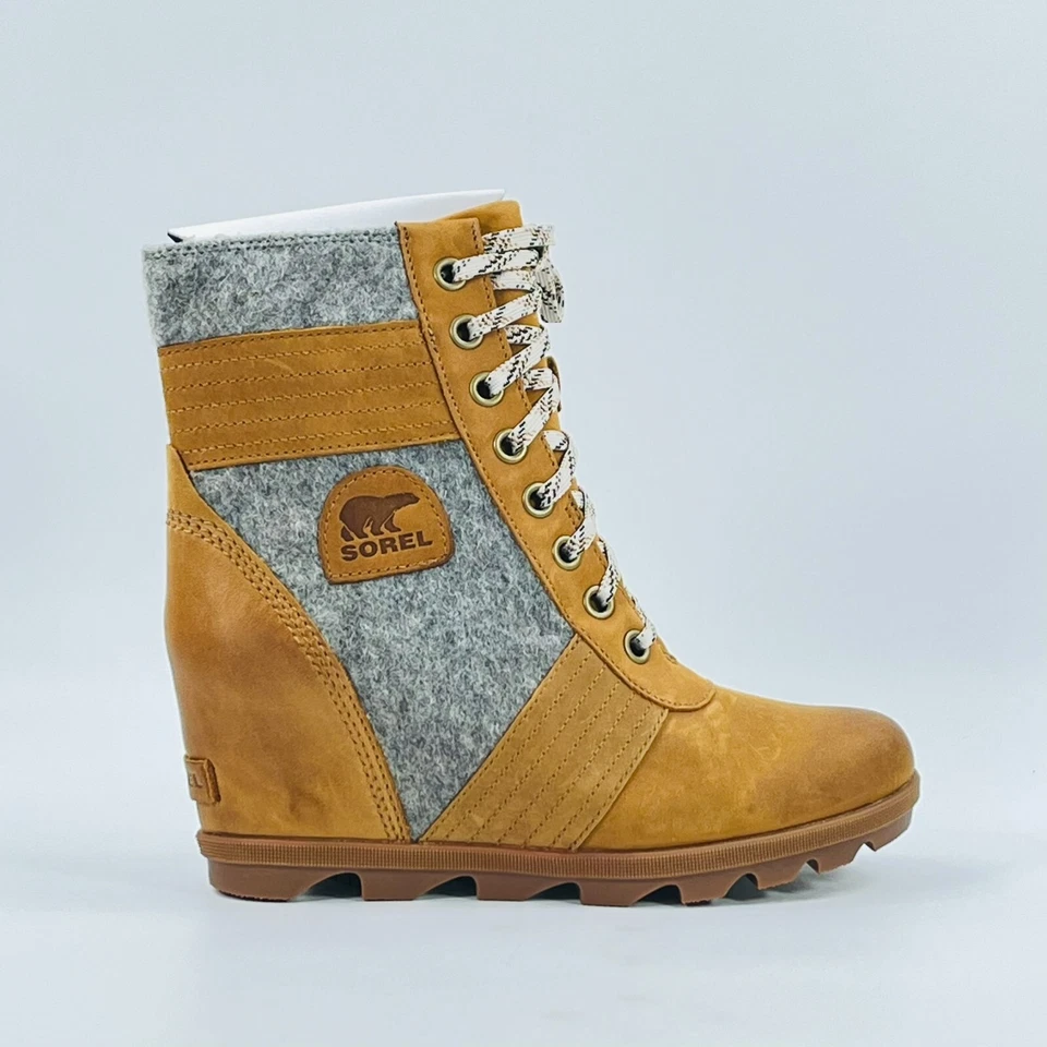 Sorel Women's Lexi Wedge 'Camel Brown' NL3376-224 Boot size 11