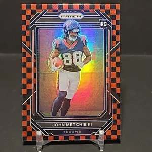 2022 Panini Prizm John Metchie III Scacchiera Nera e Rossa SSP RC #316 - Foto 1 di 2