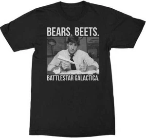 THE OFFICE - BEARS BEETS BATTLESTAR - T-SHIRT - BRAND NEW & LICENSED - TV DM69 - Picture 1 of 1