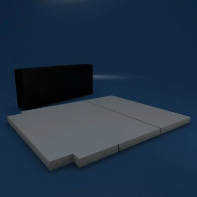 MSS, MSS E.K. Materasso pieghevole adatto per VW T5 e T6 Bus Mulivan Camping Multiflexboard