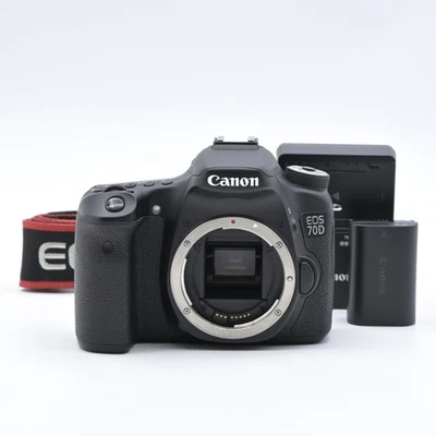 Canon EOS 70D 20.2MP Digital SLR Camera Black  [Top Mint] #11294 - Image 1 of 4