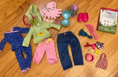 American Girl WellieWishers Accessories Lot – Clothes, Shoes, Hair Pieces & More - Image 1 of 4